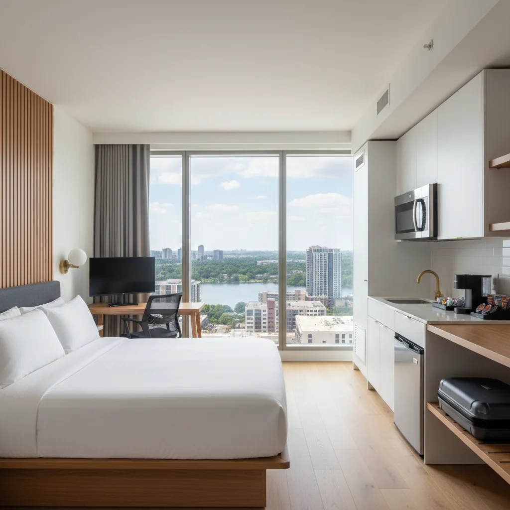 Furnished Short-Term Studio in Rainey Street District
